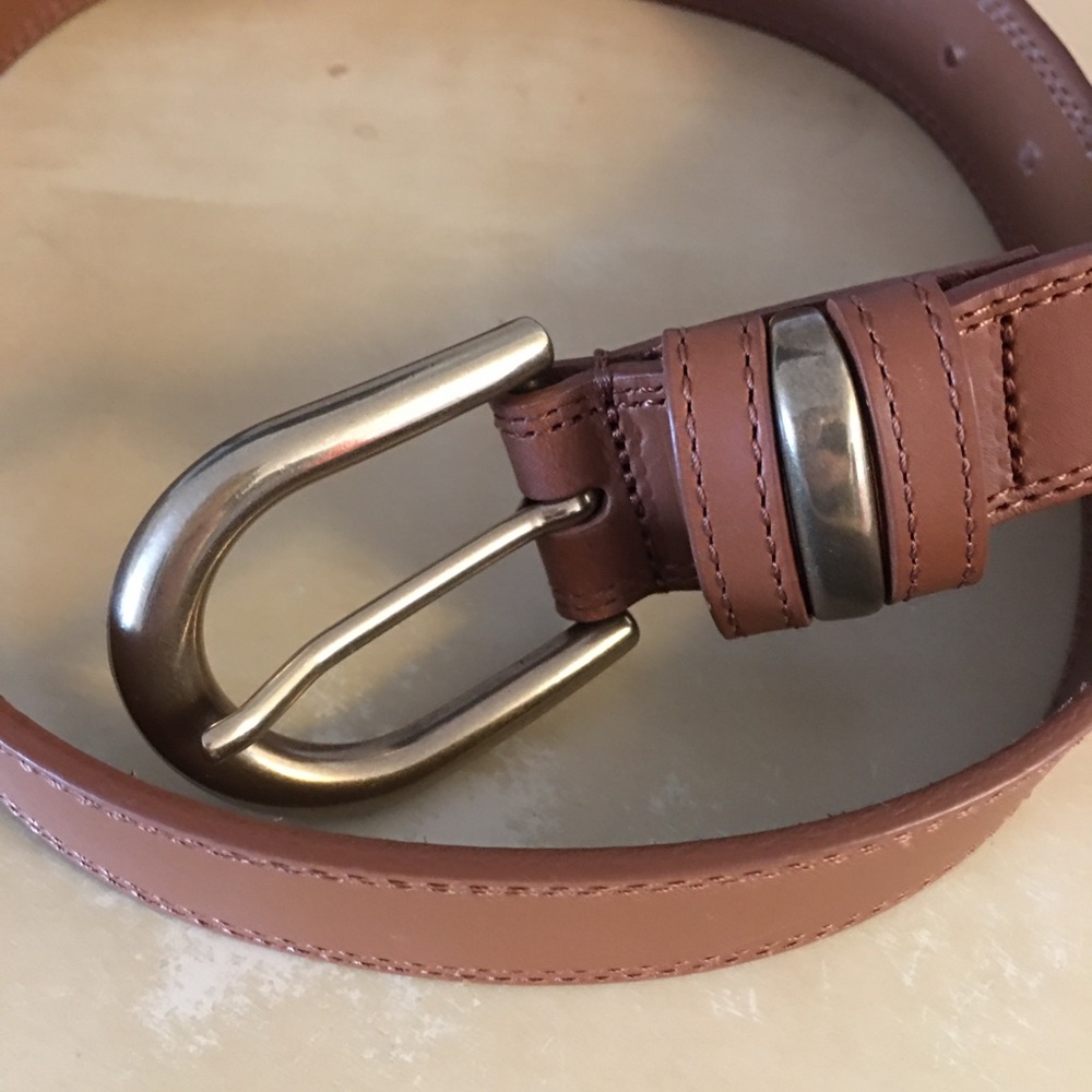 Sezane Taylor belt in natural heritage leather size 85 or s nwot - Picture 2 of 8